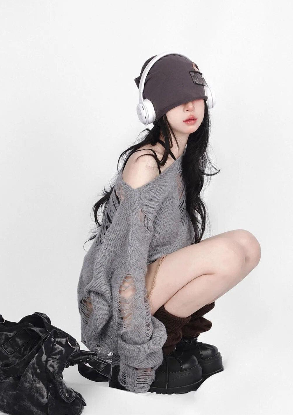 Oversized Bondage Sweater