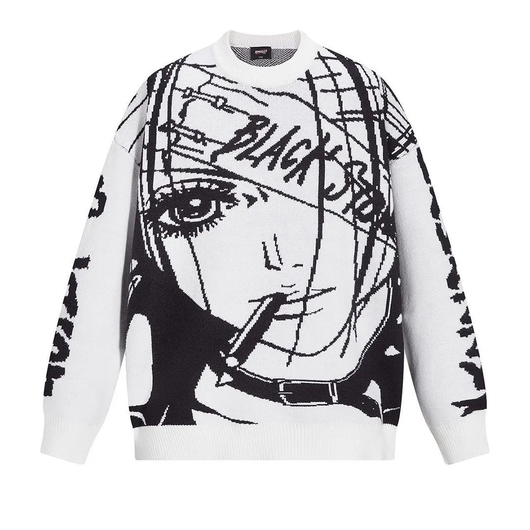 Misa White Sweater