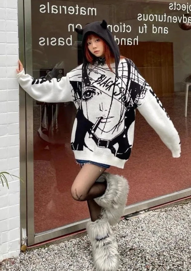 Misa White Sweater