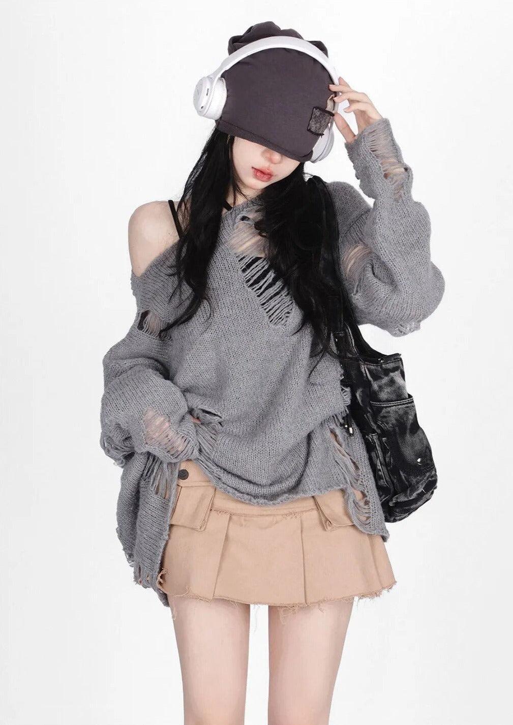 Oversized Bondage Sweater