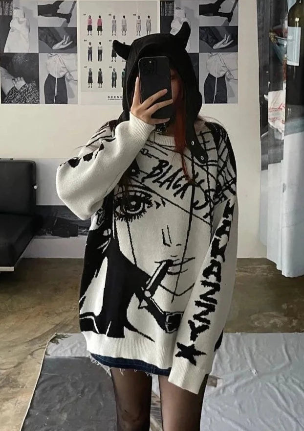 Misa White Sweater