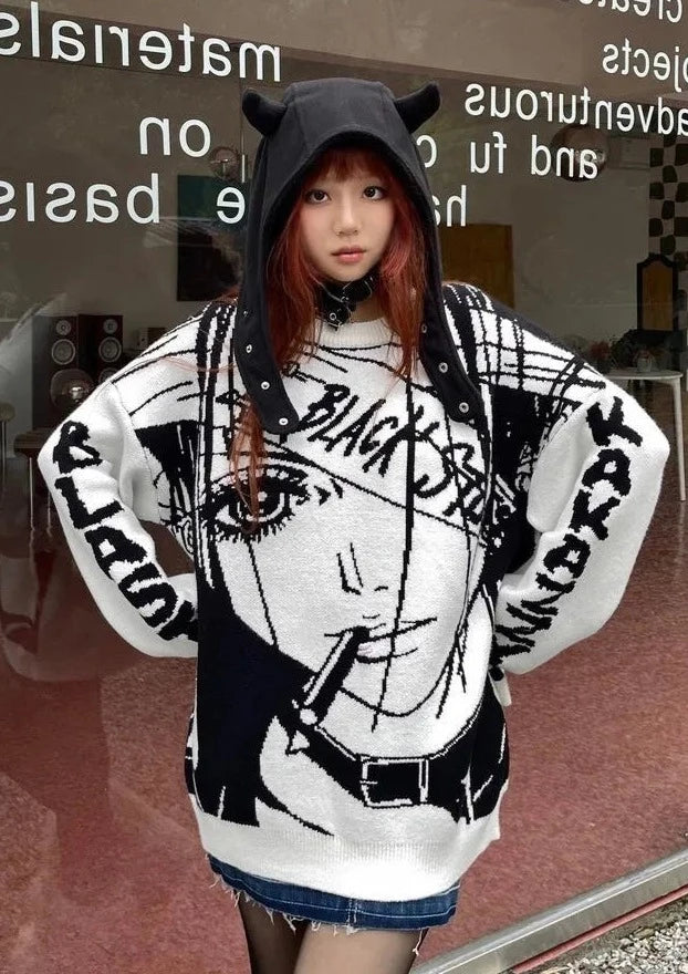 Misa White Sweater