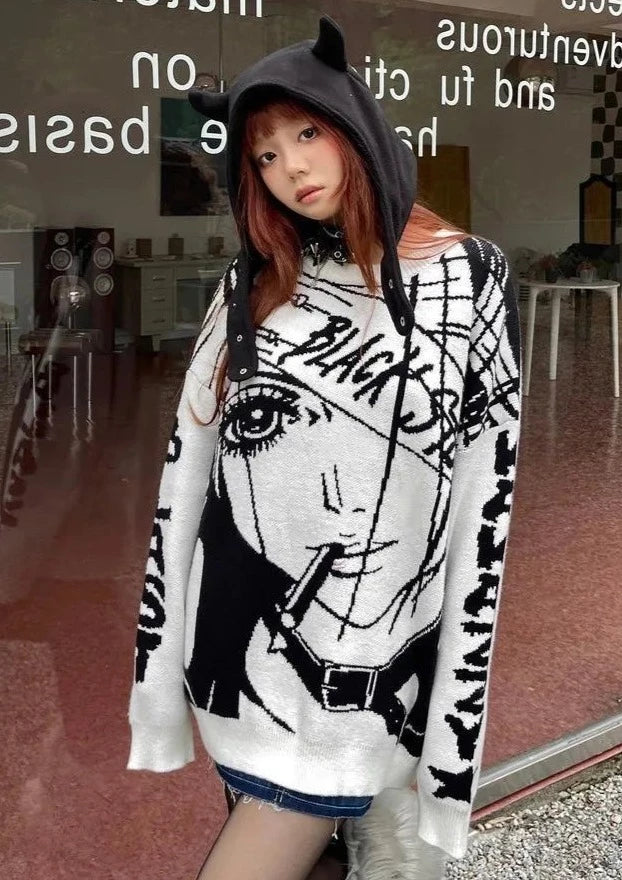 Misa White Sweater