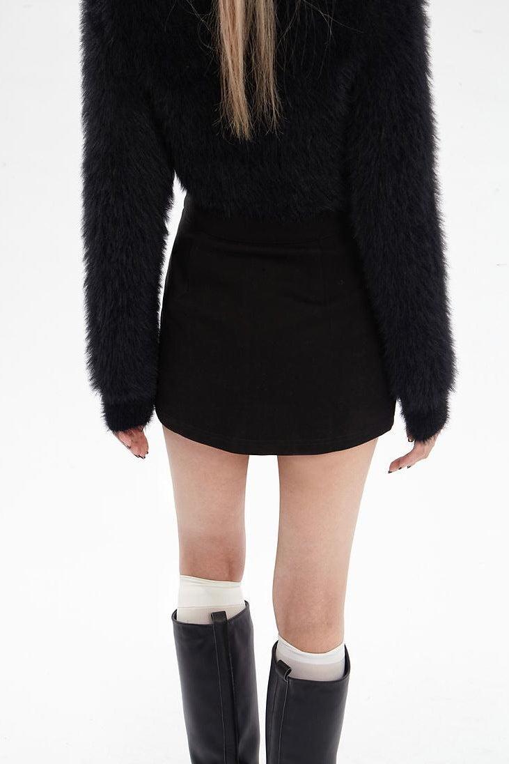 Mini Side Split Short Skirt
