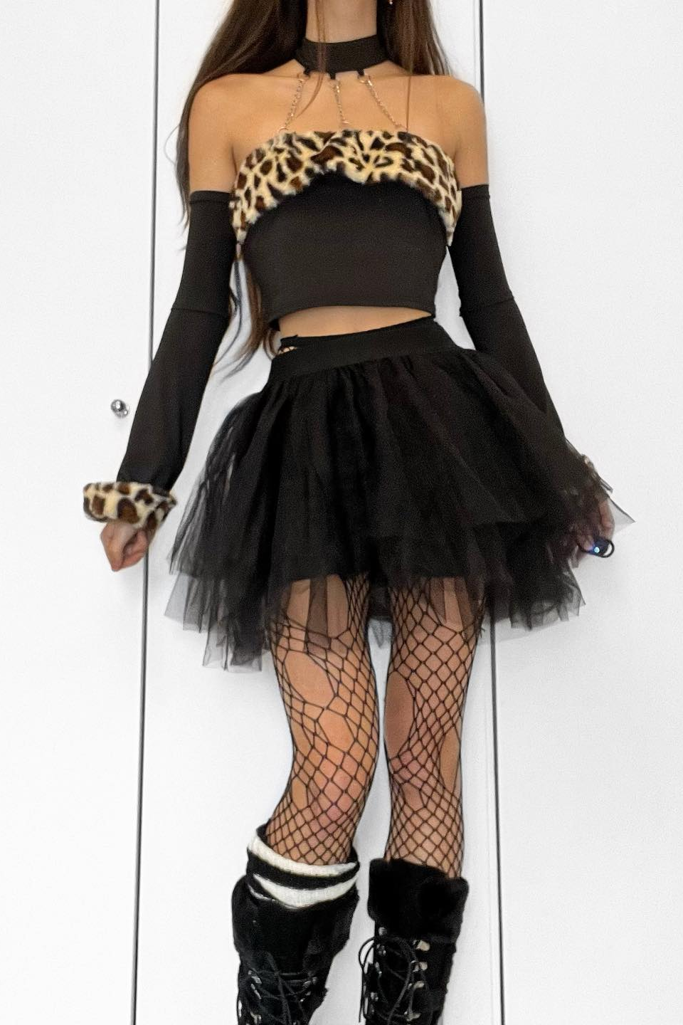 Solid Gown Puffy Skirt