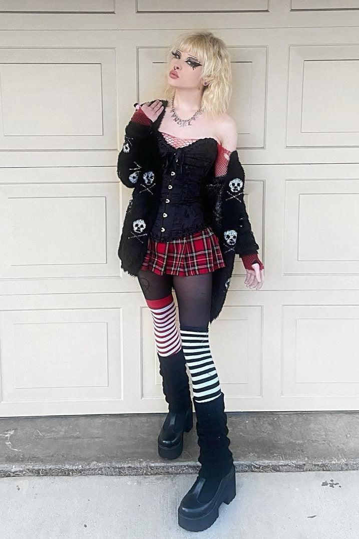 Skull Knitted Cardigan