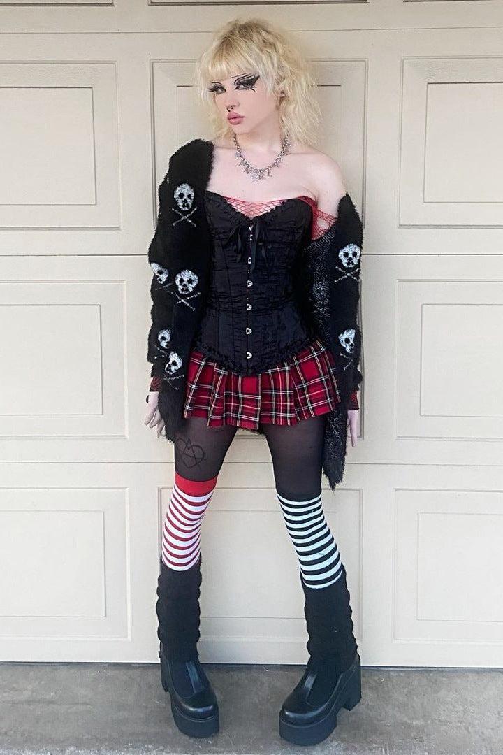Skull Knitted Cardigan