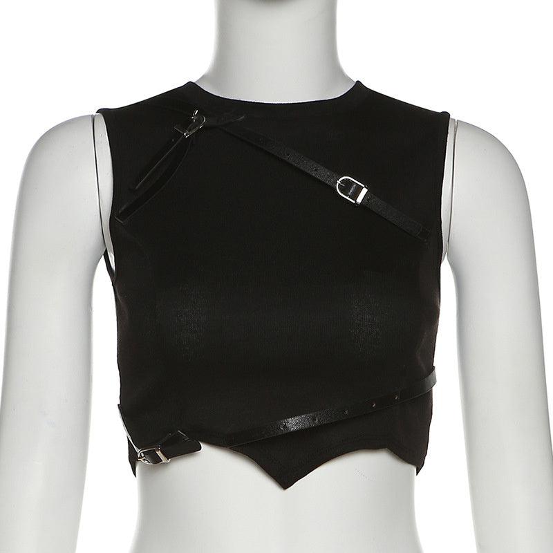 Rock Punk Streetwear Female Top