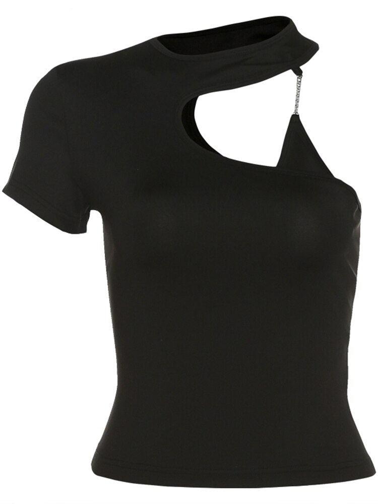 Sexy Off-The-Shoulder Crop Top