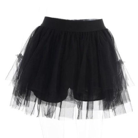Solid Gown Puffy Skirt