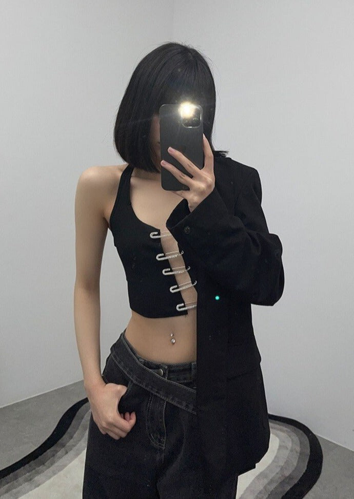 Crop Top With Pins