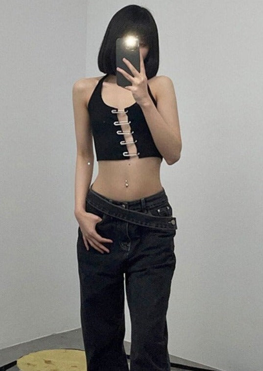 Crop Top With Pins