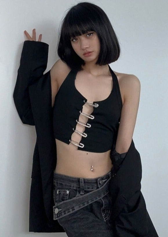 Crop Top With Pins
