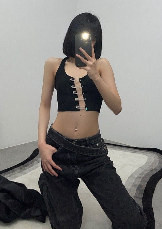 Crop Top With Pins