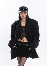 Load image into Gallery viewer, Black Lace Corset Top
