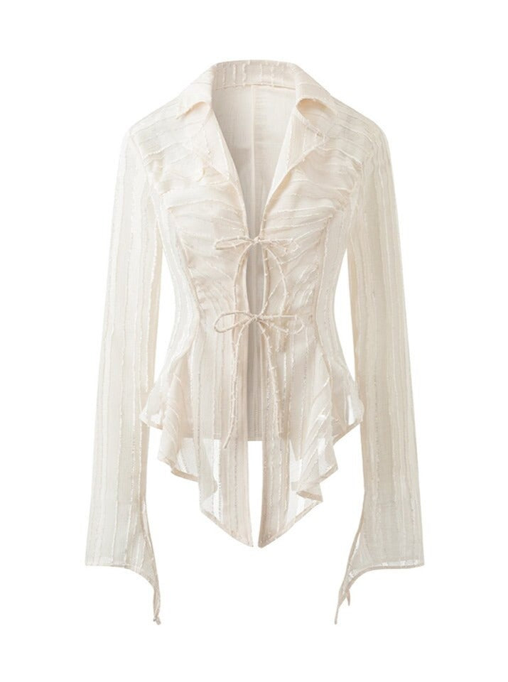 Irregular Lace Shirt