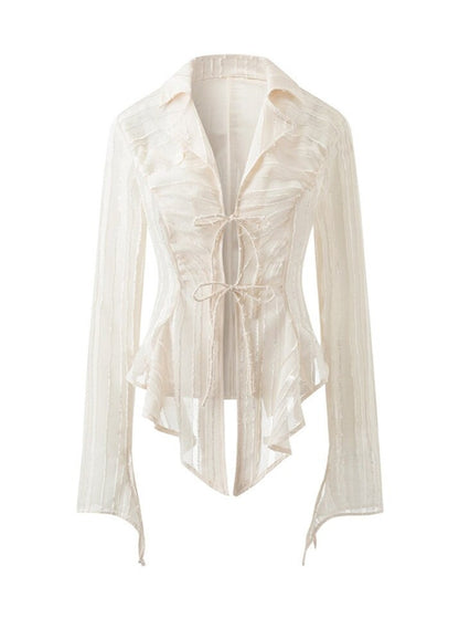 Irregular Lace Shirt
