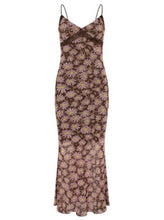 Load image into Gallery viewer, Flower Long Bodycon Dress

