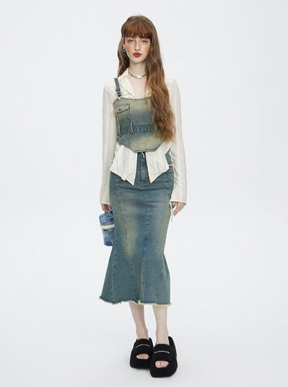 Irregular Lace Shirt