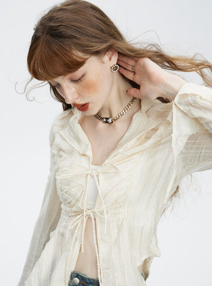 Irregular Lace Shirt