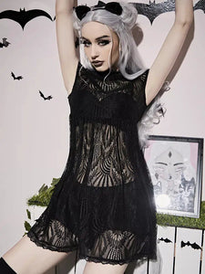 See Through Sexy Mall Mini Dress
