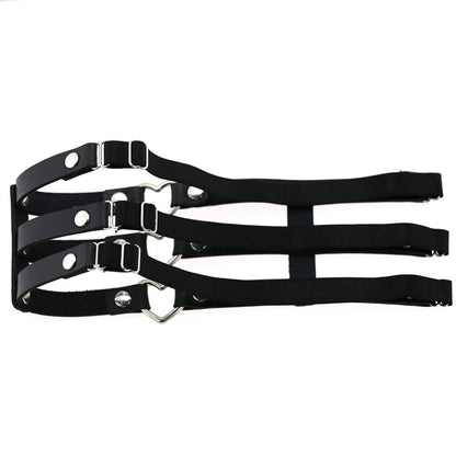 Triple Love Thigh Garter Belt - Vellarmi