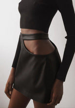 Load image into Gallery viewer, Leather Hollow Skirt
