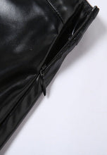 Load image into Gallery viewer, Leather Hollow Skirt
