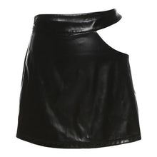 Load image into Gallery viewer, Leather Hollow Skirt
