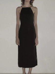 Gothic Sexy Black Spider Web Dress