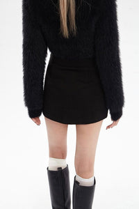 Mini Side Split Short Skirt