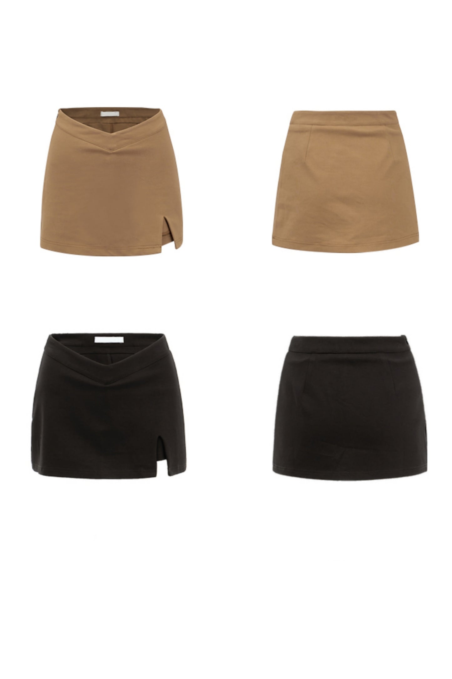 Mini Side Split Short Skirt