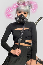 Load image into Gallery viewer, Long Sleeve Bandage Crop Top
