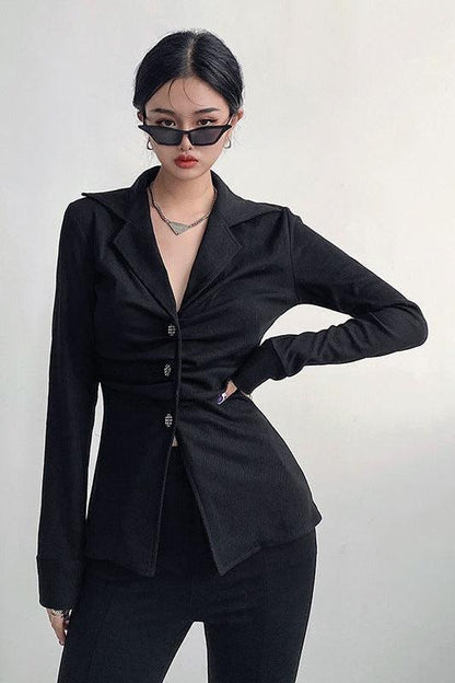 Long Sleeve Buttoned Down Shirt