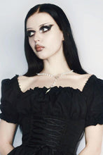 Load image into Gallery viewer, Sexy Goth Black Mini Dress

