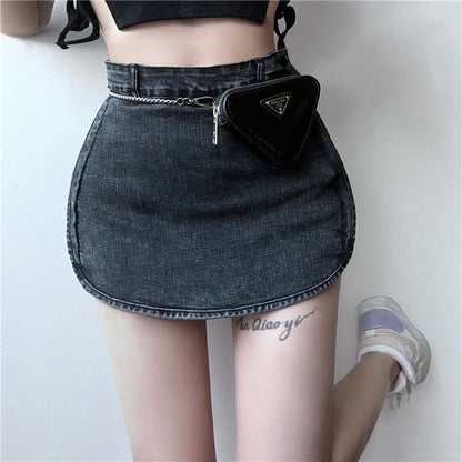 Tight Korean Style Jean Skirt