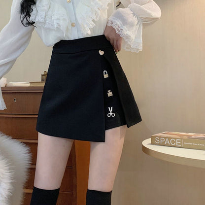 Black Women's Casual  Skirt