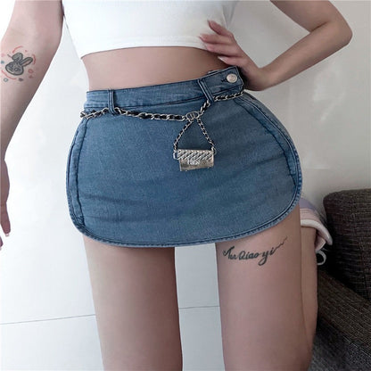 Tight Korean Style Jean Skirt