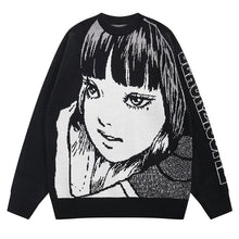 Load image into Gallery viewer, Junji Ito Tomie Sweaters Anime Girl
