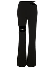 Load image into Gallery viewer, Vibrant Women&#39;s Weave Black Trousers
