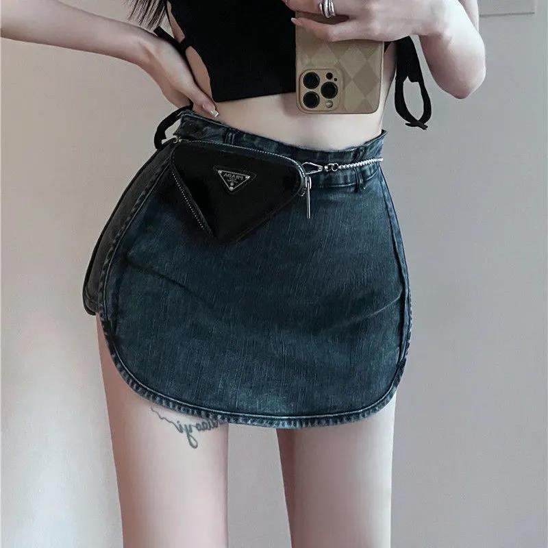 Tight Korean Style Jean Skirt