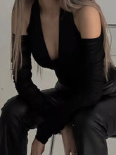 Load image into Gallery viewer, Sexy Hollow Out Halter Bodysuit
