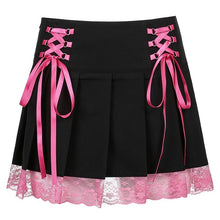 Load image into Gallery viewer, Cute Black Lace Mini Skirt - Vellarmi
