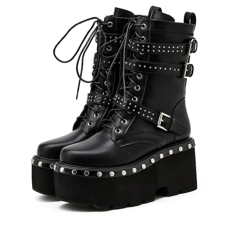 Savage Platform Boots - Vellarmi