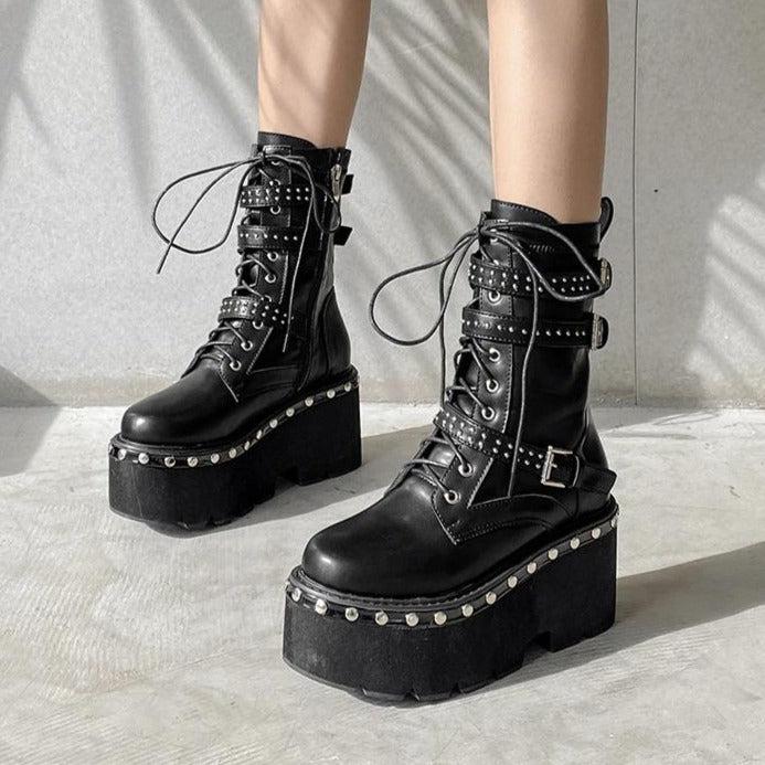 Savage Platform Boots - Vellarmi