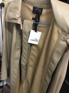 Secret Power Long Pu Leather Jacket