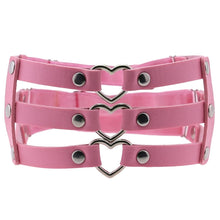 Load image into Gallery viewer, Triple Love Thigh Garter Belt - Vellarmi
