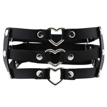 Load image into Gallery viewer, Triple Love Thigh Garter Belt - Vellarmi
