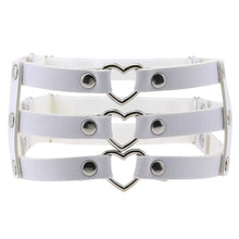 Load image into Gallery viewer, Triple Love Thigh Garter Belt - Vellarmi
