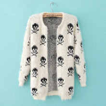 Load image into Gallery viewer, Skull Knitted Cardigan - Vellarmi
